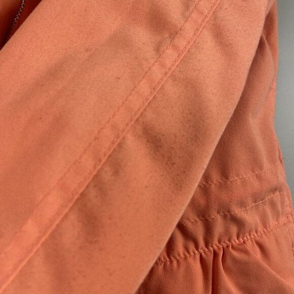 Coogi Jacket Womens Size M Orange Studded Hood Casual Full Zip Australia Cotton - Picture 6 of 16